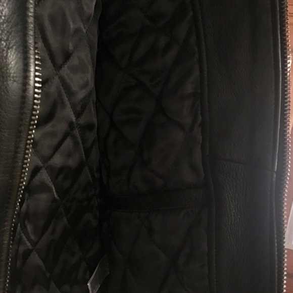 Leather biker jacket - Picture 5 of 7